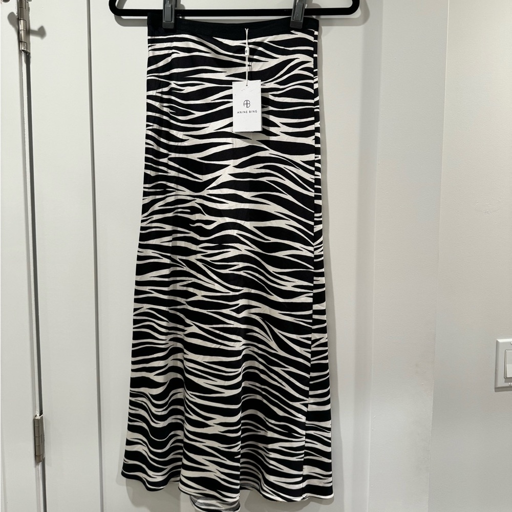 Anine Bing Silk Skirt